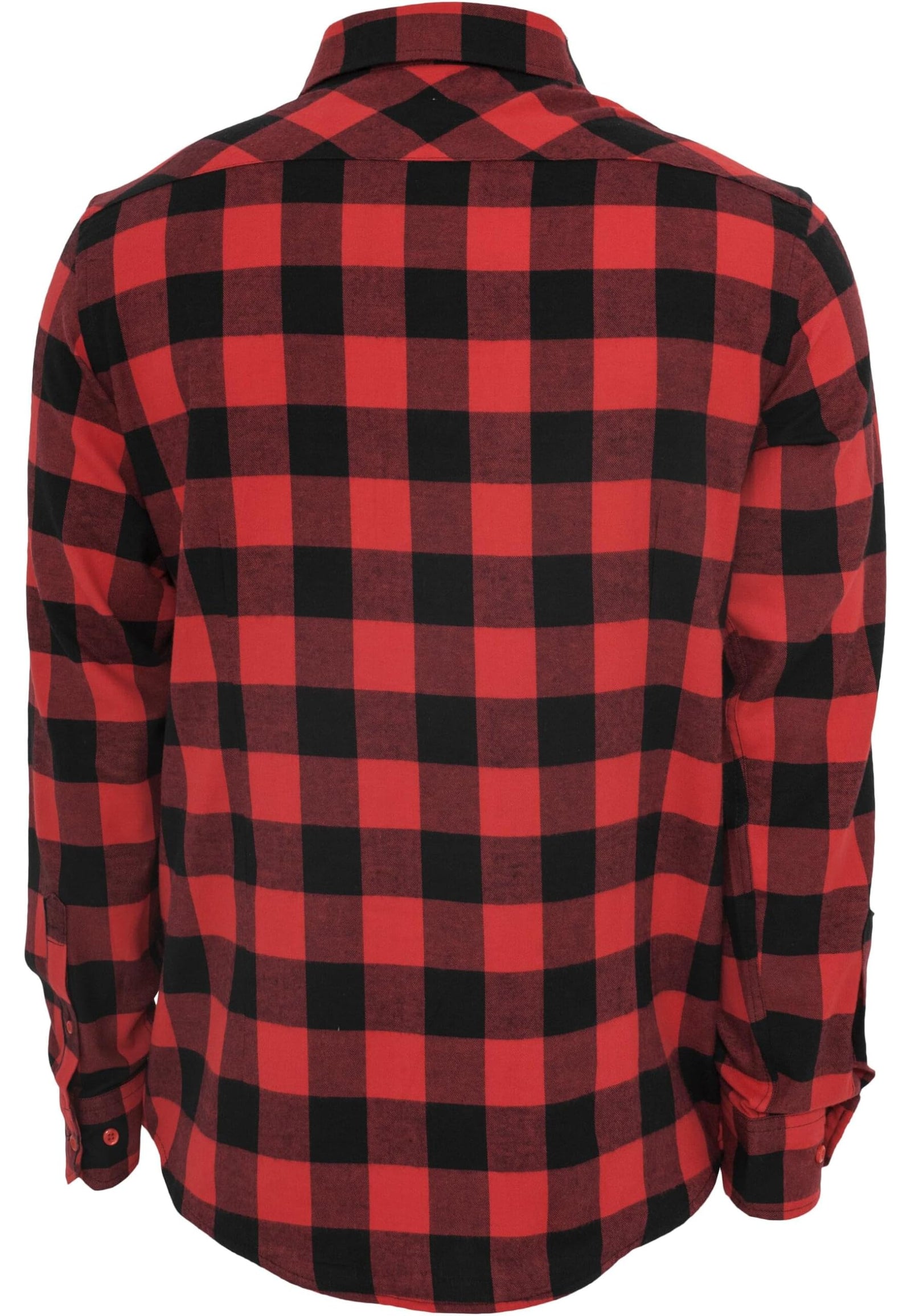 Urban Classics Shirts For Mens Black/red