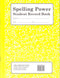 Generic Castlemoyle Books Spelling Power Student Record Yellow