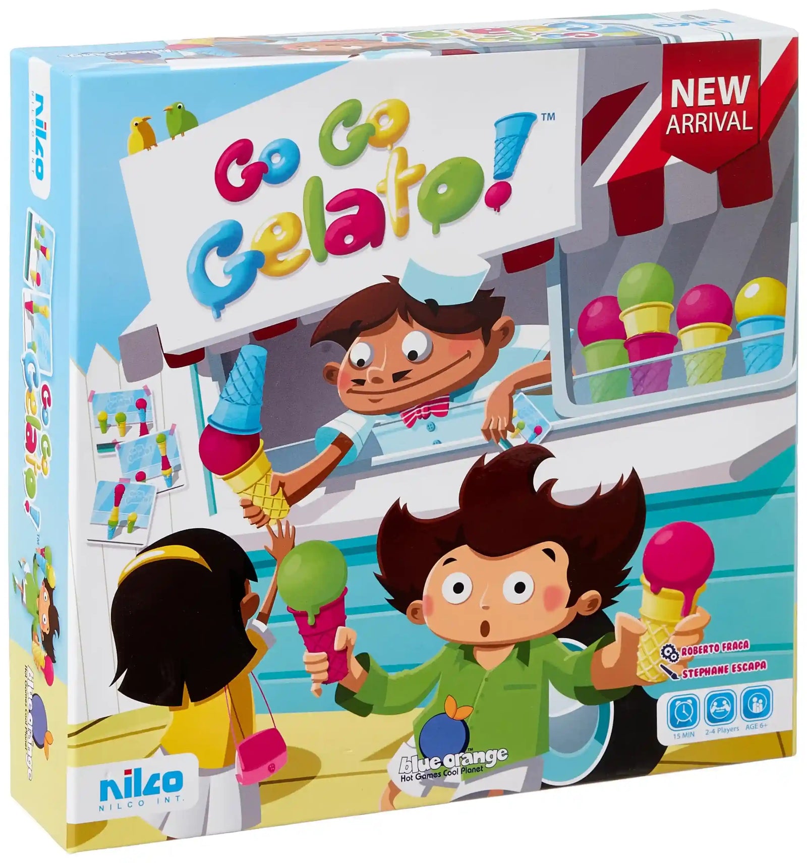 Nilco Go Go Gelato Toy - Multicolor, Multi-size - Safqqa