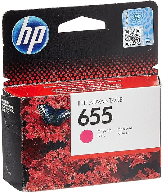 خرطوشة HP 655 أصلية صفراء Ink Advantage - CZ112AE