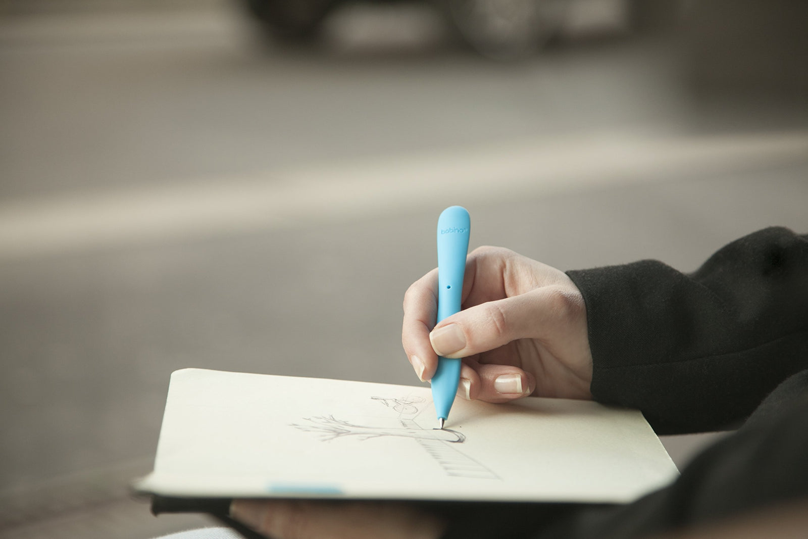 قلم بوبينو سليم نحيف – تصميم عملي أنيق وسهل الحمل