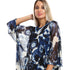 JAMILA Women Self Pattern Round Collar Cover Up OUTERWEAR
