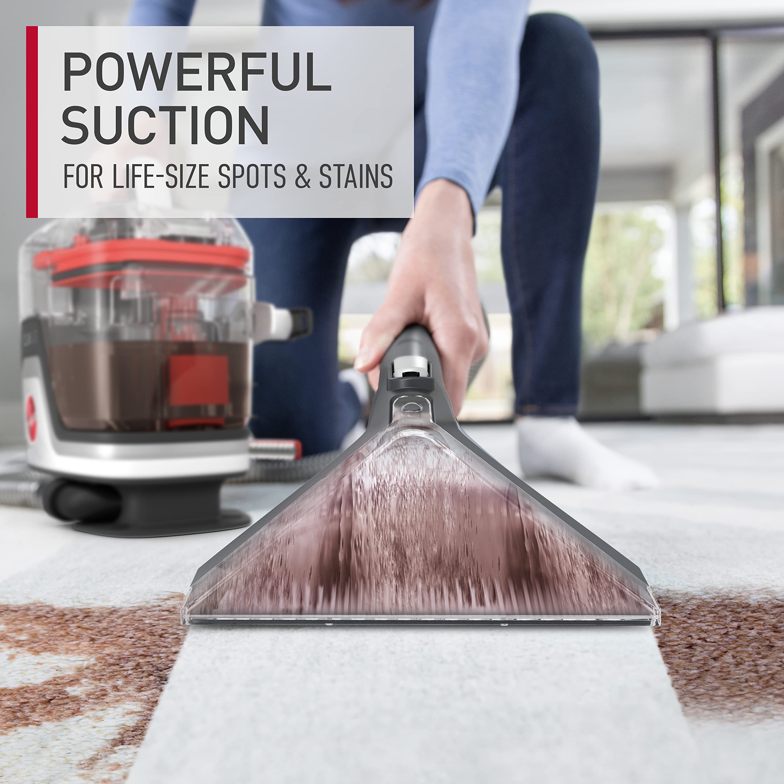 Hoover Cleanslate Carpet & Upholstery Powerful, Multi-purpose Spot Cleaner, Stain Remover, Portable, CDSW-MPME  -Lightly used and the liquid is available but missing.