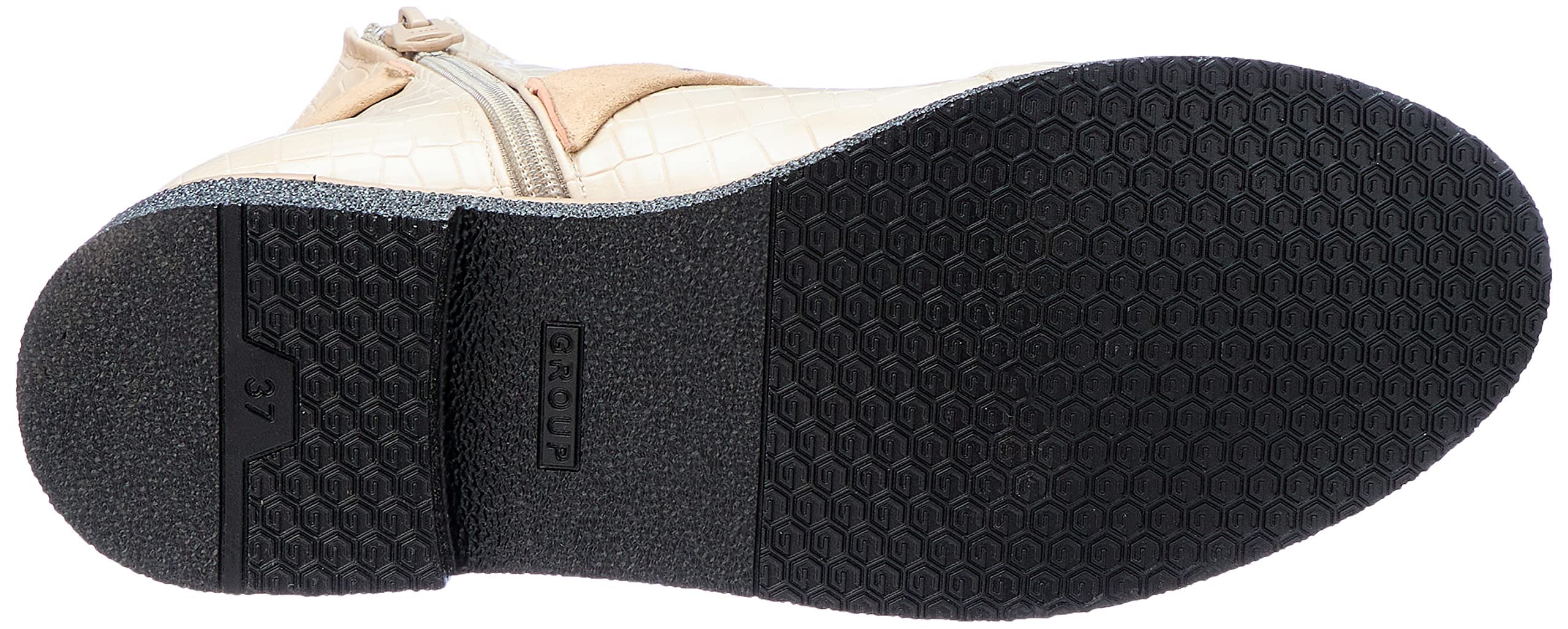 ELBARAEM Boot -rubber sole -beige croco print - Safqqa Egypt