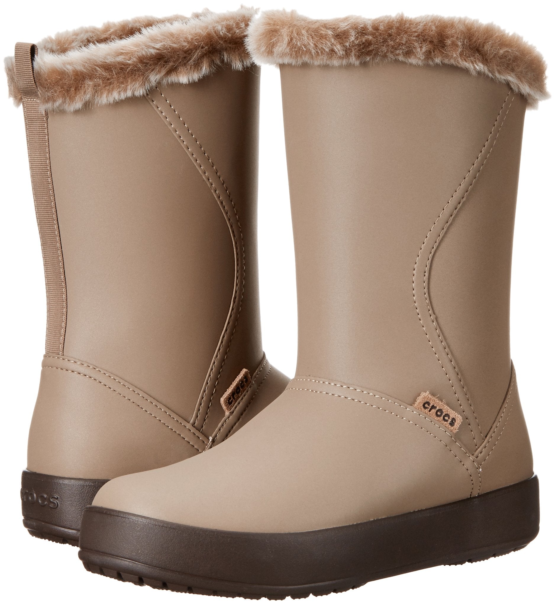 حذاء كروكس بوت متوسط الكاحل للسيدات – يجمع بين الراحة الفائقة والأناقة العصرية، مصنوع من خامة كروسلايت™ خفيفة الوزن