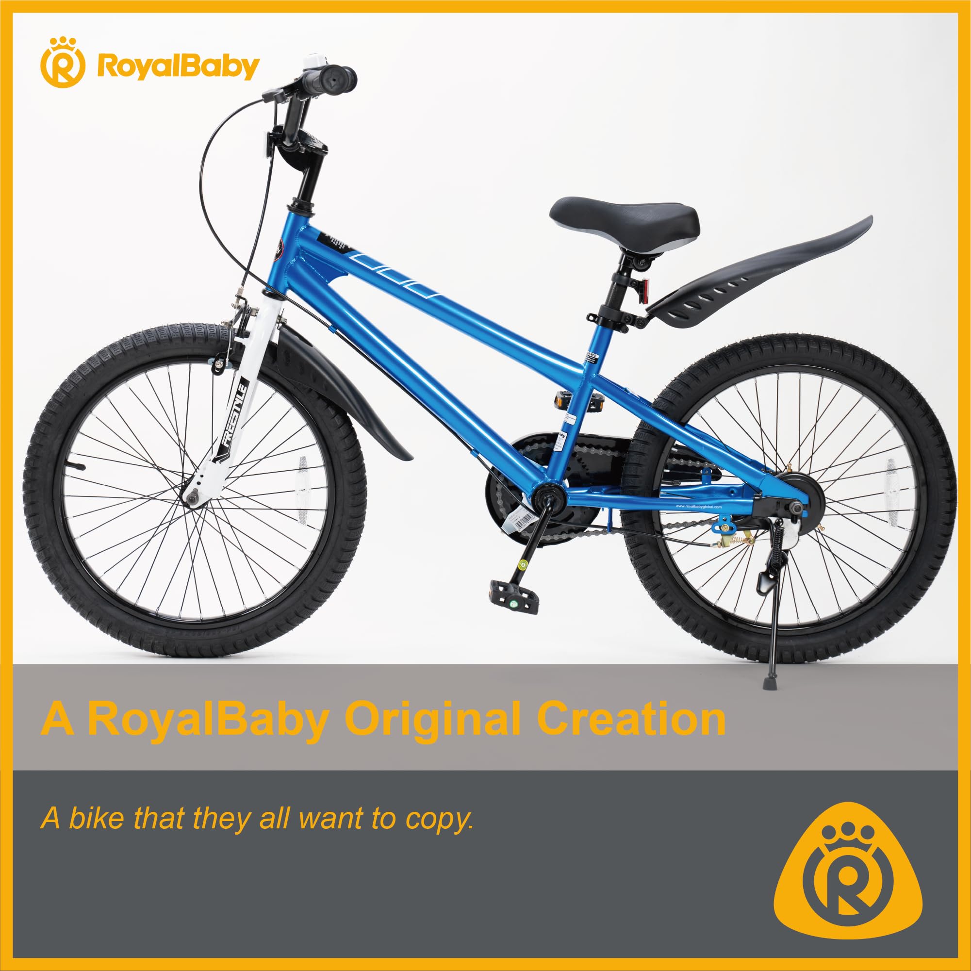 Royalbaby Bicycle With Training Wheels And Kickstand For Children's