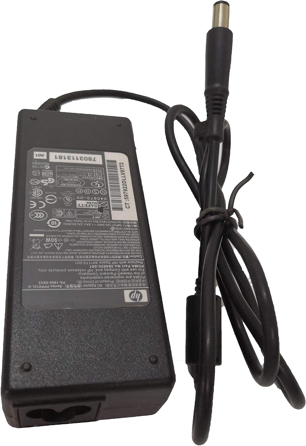 مزود طاقة بجهد 19 فولت وشدة تيار 4.74 أمبير