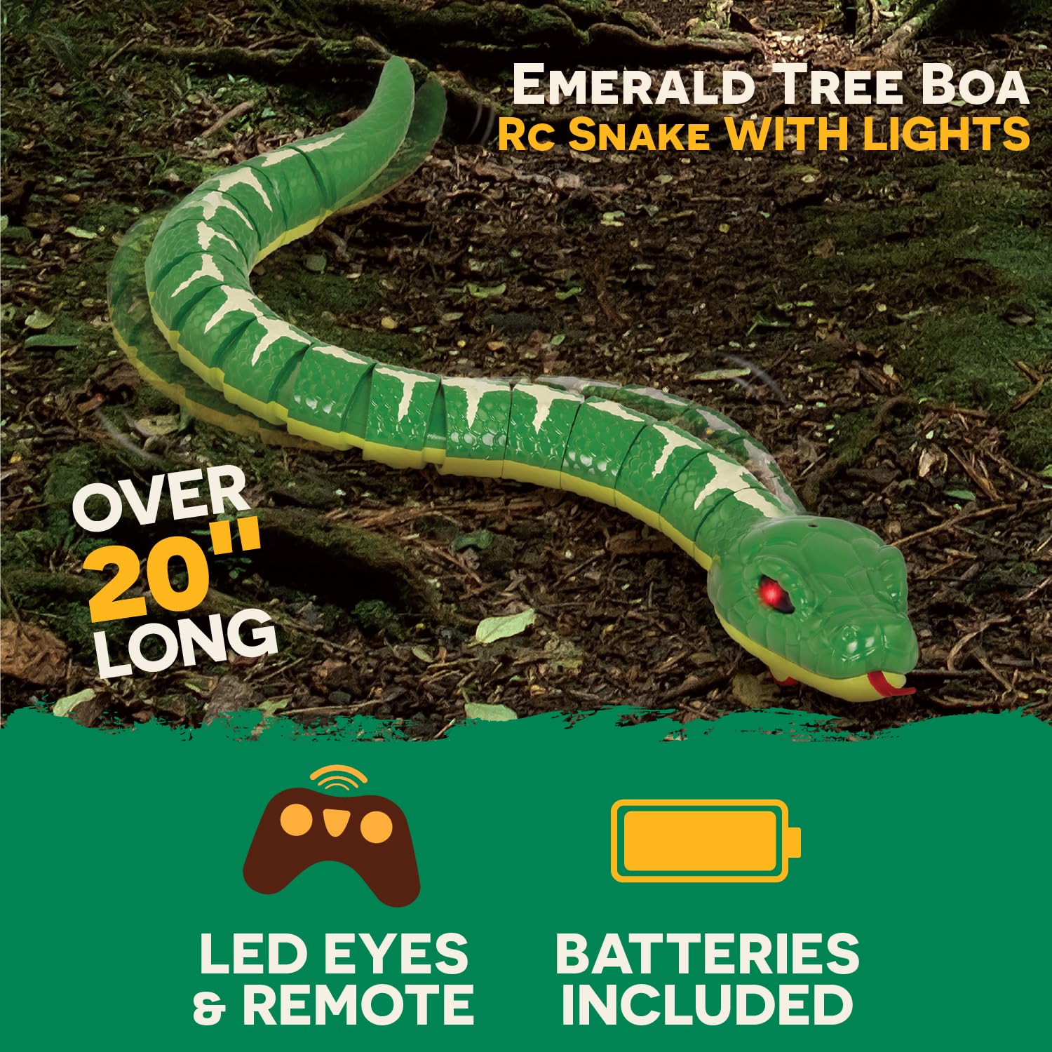 Terra by Battat Snake With Infrared Remote Control
