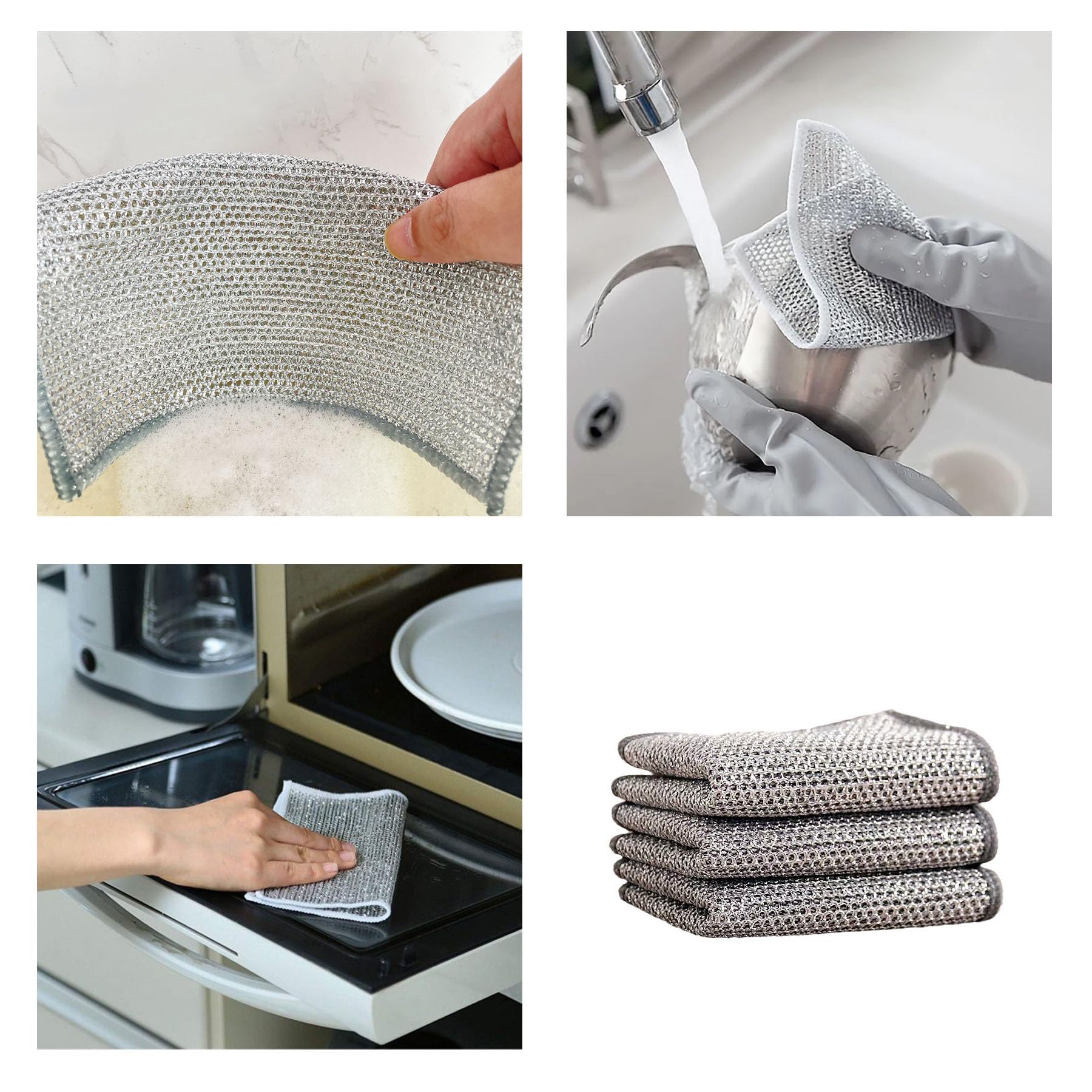 أقمشة تنظيف صحون متعددة الاستخدام – 5 قطع