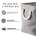 DII Polyester Storage Bin, Medium, Black