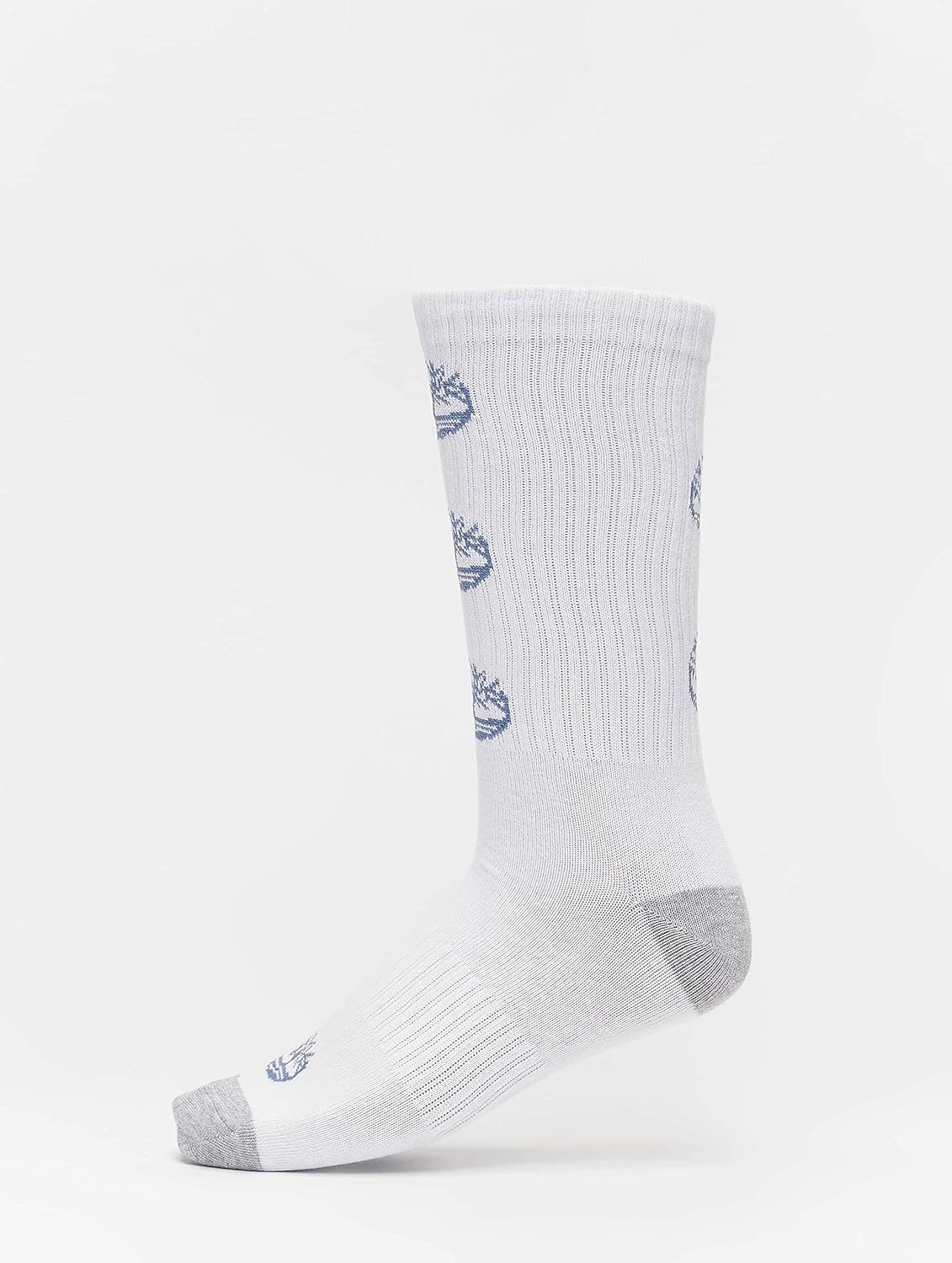 Timberland Men's 2-Pack Logo Crew White Socks