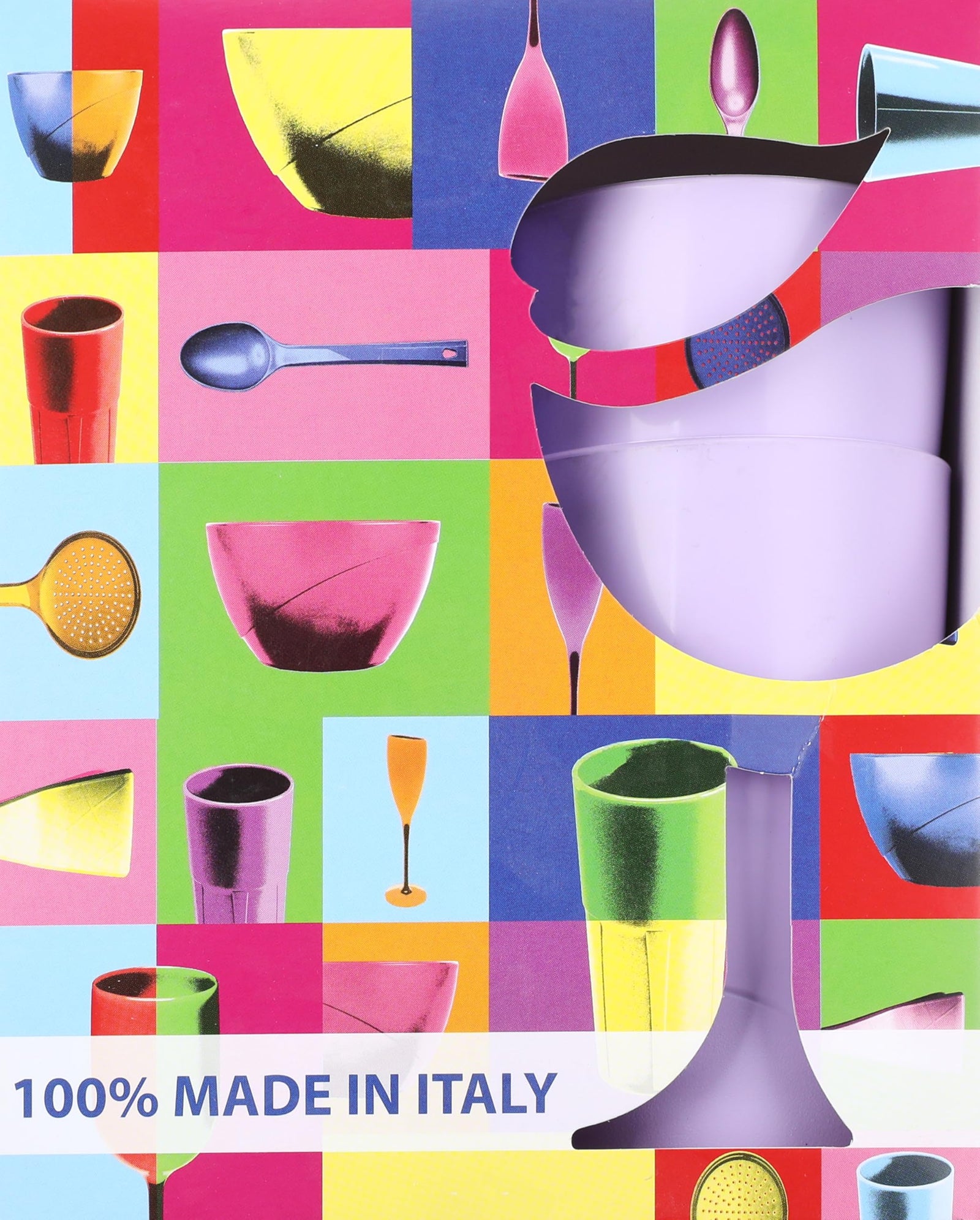 طقم كاسات مياه 6 قطع، بنفسجي فاتح من موهيتو، زجاج البولي بروبلين (PP)