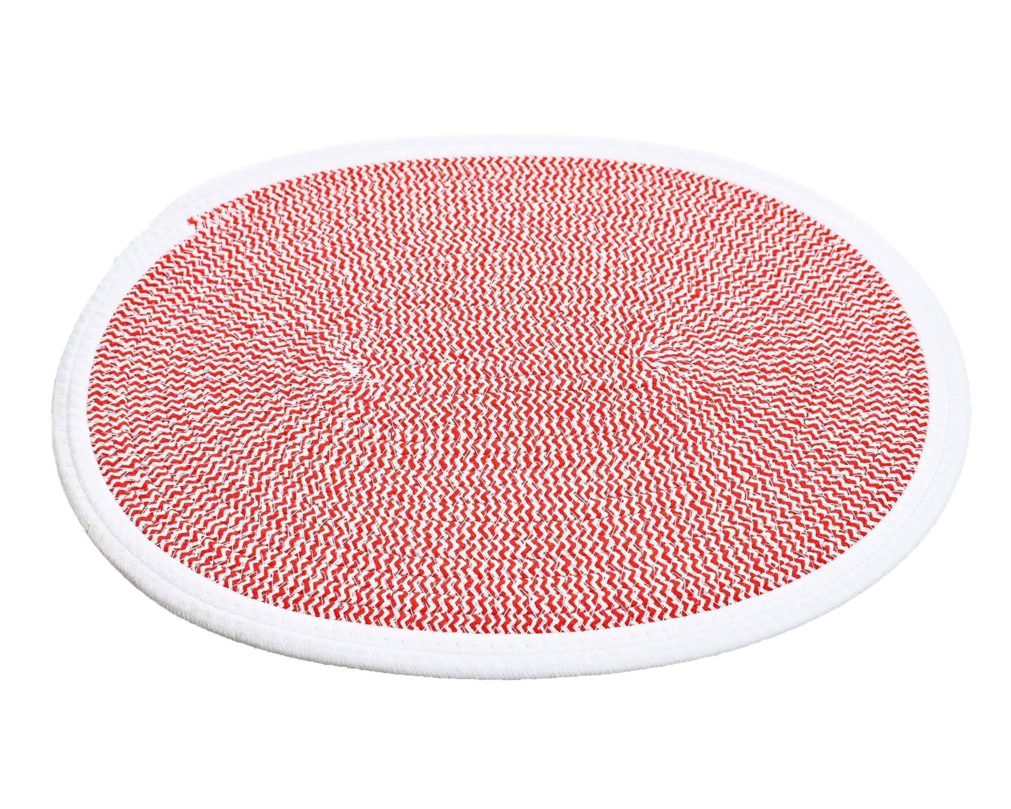 Generic Fabric Coaster Oval shape Pot Placemats With Heat Resistant And Non Slip for Kitchen - Safqqa