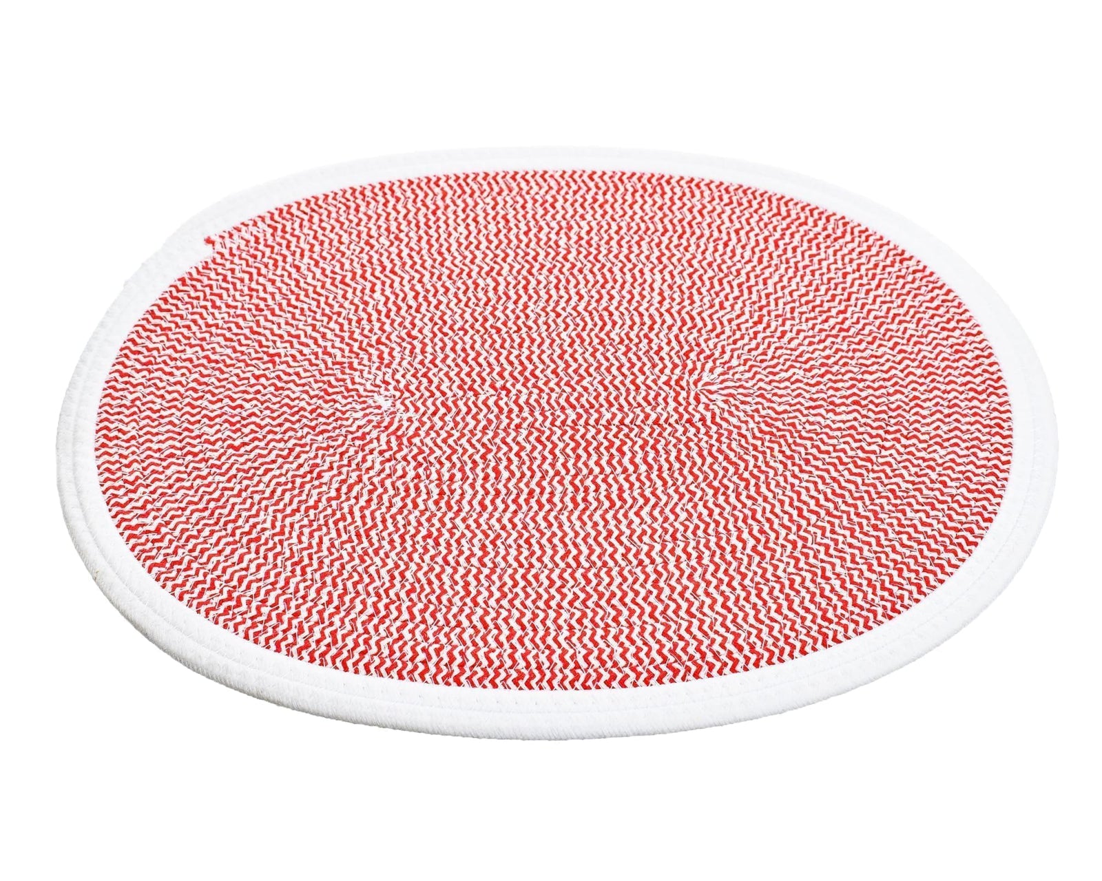 Generic Fabric Coaster Oval shape Pot Placemats With Heat Resistant And Non Slip for Kitchen - Safqqa