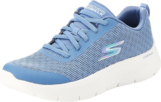 Skechers Women Running Shoes Blue Lightweight Performance Sneakers