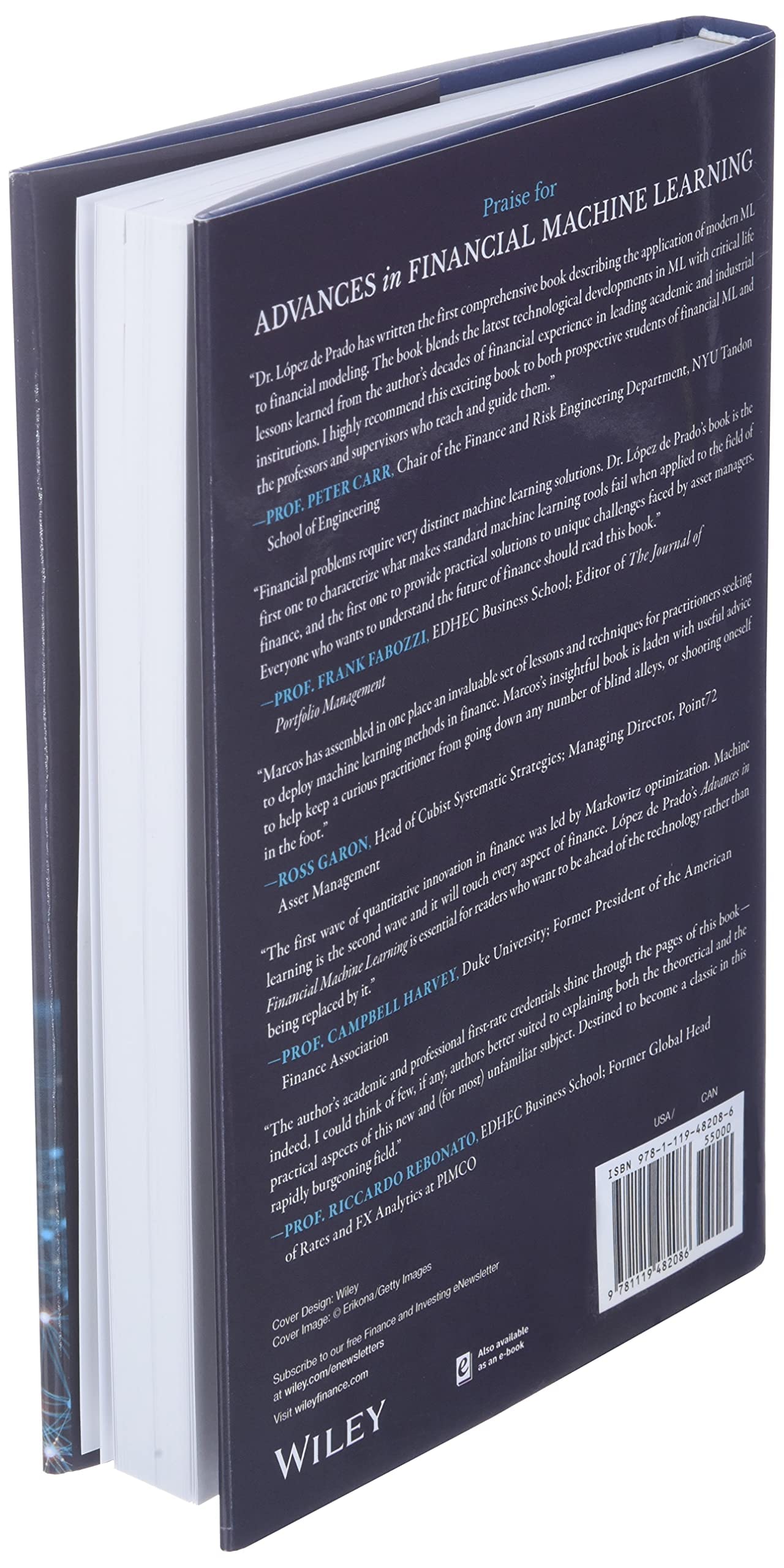 كتاب WILEY: التقدم في التعلم الآلي المالي