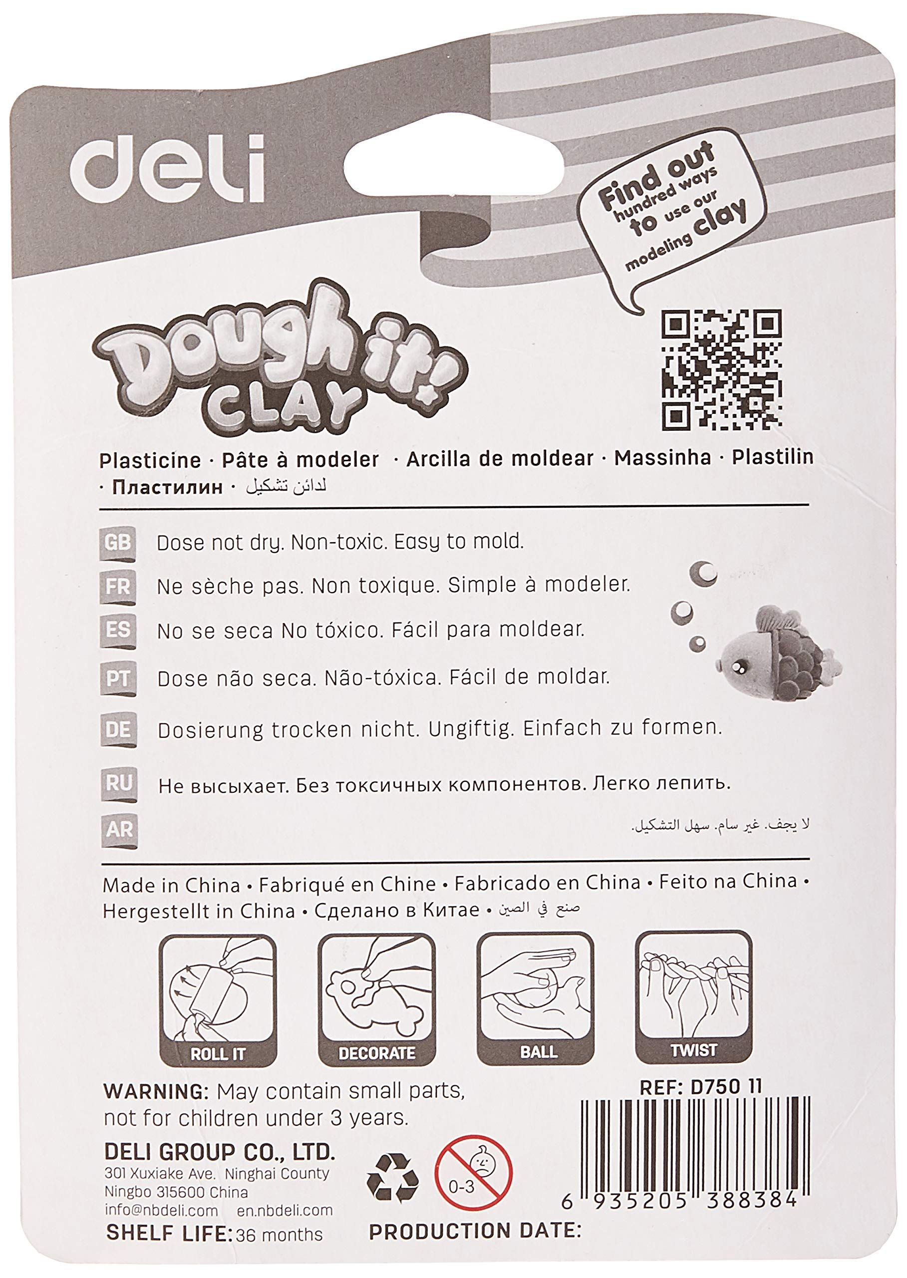 Deli ED75011 Plasticine Easy to mold ED75011-