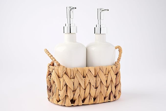 طقم مضخة صابون وسلة من ماد باي 