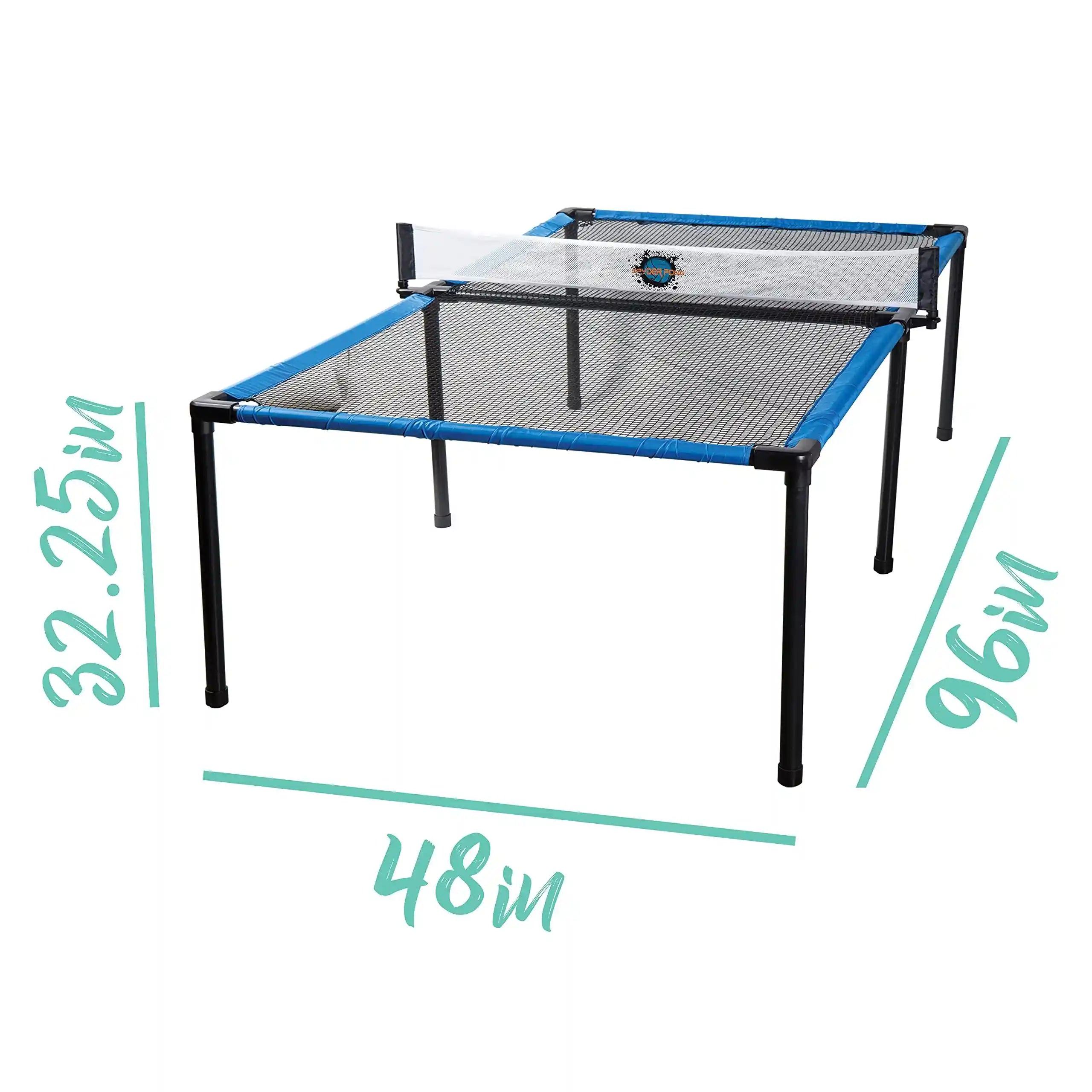 Franklin Sports Spyder Pong Tennis - Table Tennis, Volleyball And 4-Square Outdoor Game Indoor Or For Kids Includes Net, Table, Paddles Ball – Safqqa Egypt
