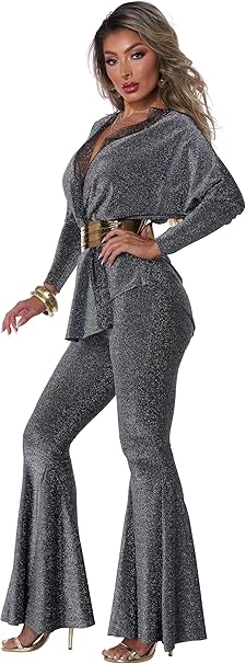 California Costumes Women Disco Adult Costume Multi Color