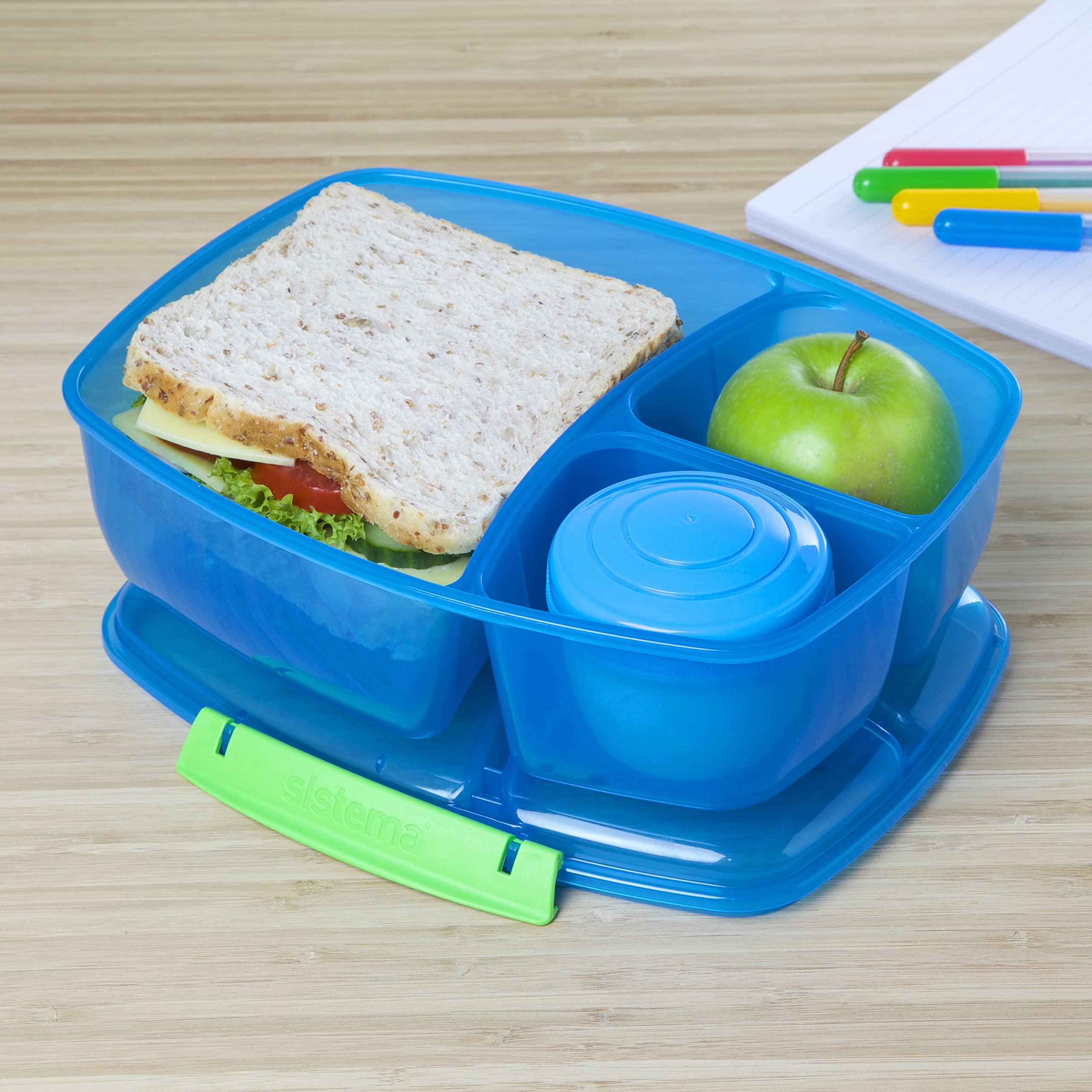 Sistema 3-Compartment Lunch Box with Yogurt Pot – Organize Healthy Meals – Safqqa Egypt