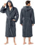 NY Threads Men’s Hooded Bathrobe – Soft and Comfortable Everyday Robe