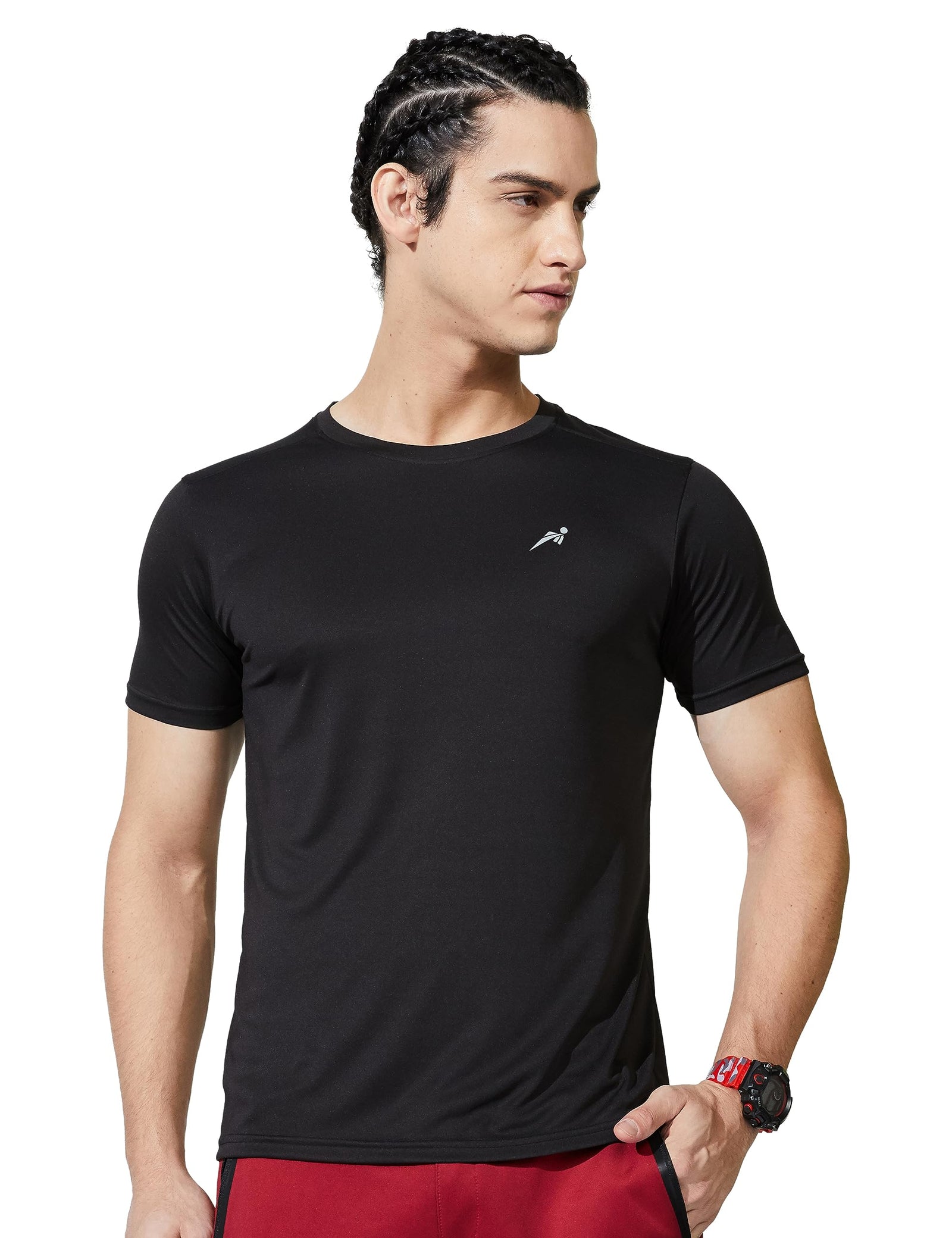 Symactive Men’s Regular Fit Sports T-Shirt - Safqqa