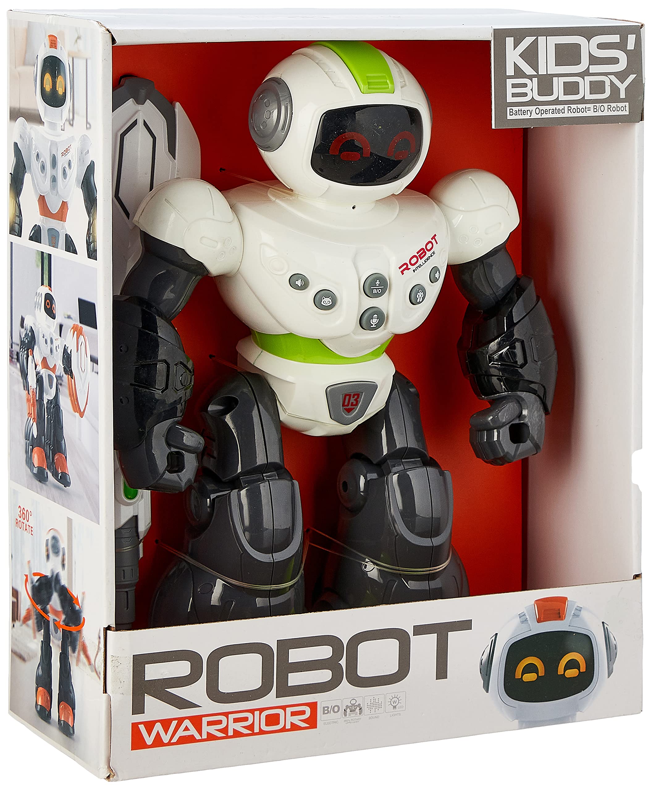 لعبة روبوت المحارب للأطفال من جنريك توفر تجربة لعب ممتعة مليئة بالمغامرات والخيال. يتميز الروبوت بأذرع قابلة للحركة وخصائص تفاعلية تسمح للأطفال بالتمثيل واللعب الإبداعي