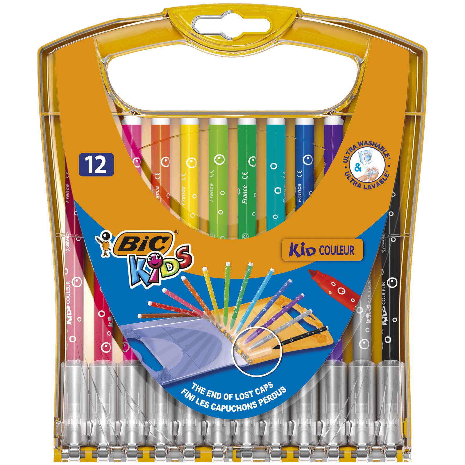 أقلام تلوين للأطفال من بيك كيدز – ألوان متنوعة بسن متوسط 
