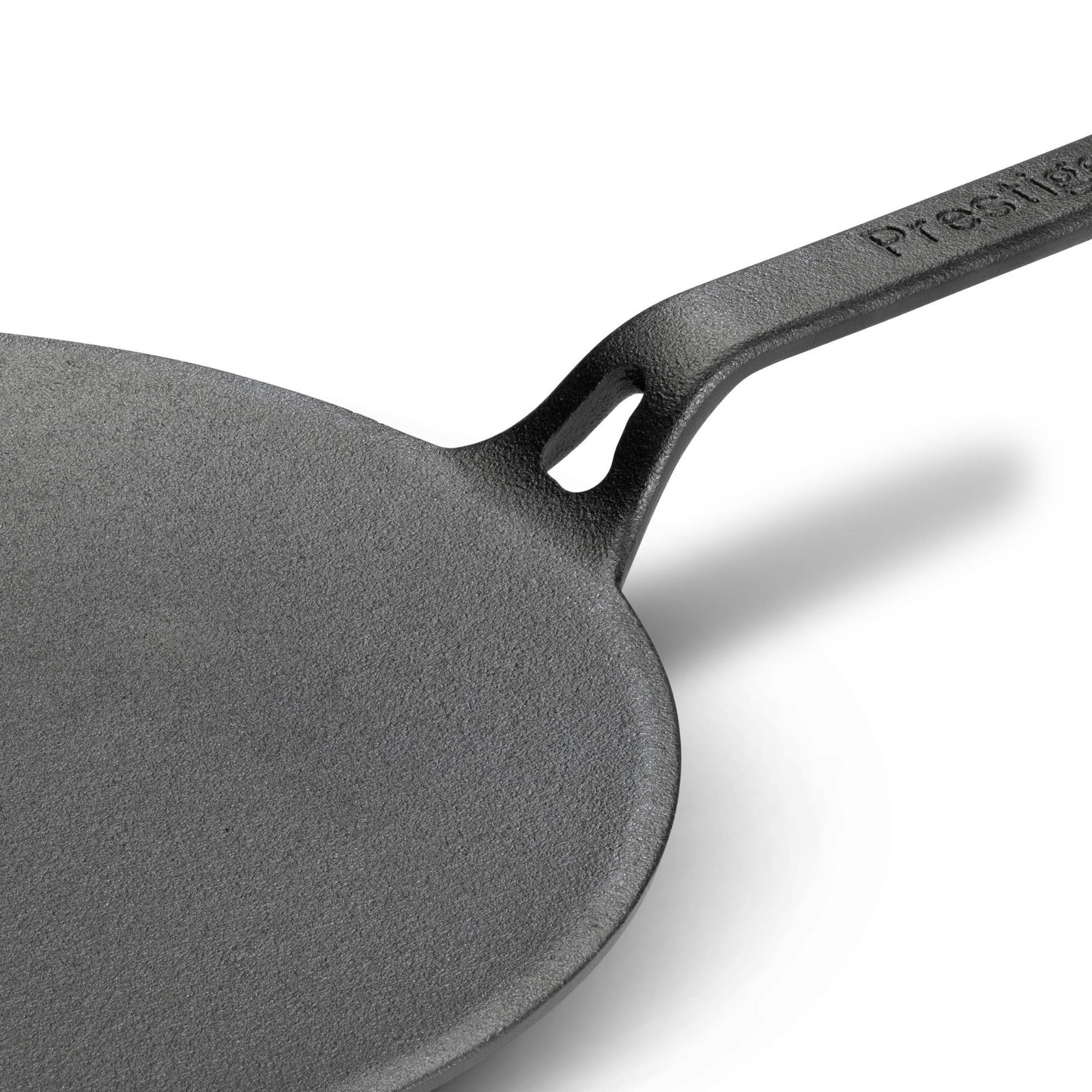 Prestige Cast Iron Curved Tawa 26 cm | Induction Base Tawa Pan for Roti/Chapati/Dosa with Stick Handle | Pre-Seasoned Cookware | PR48884