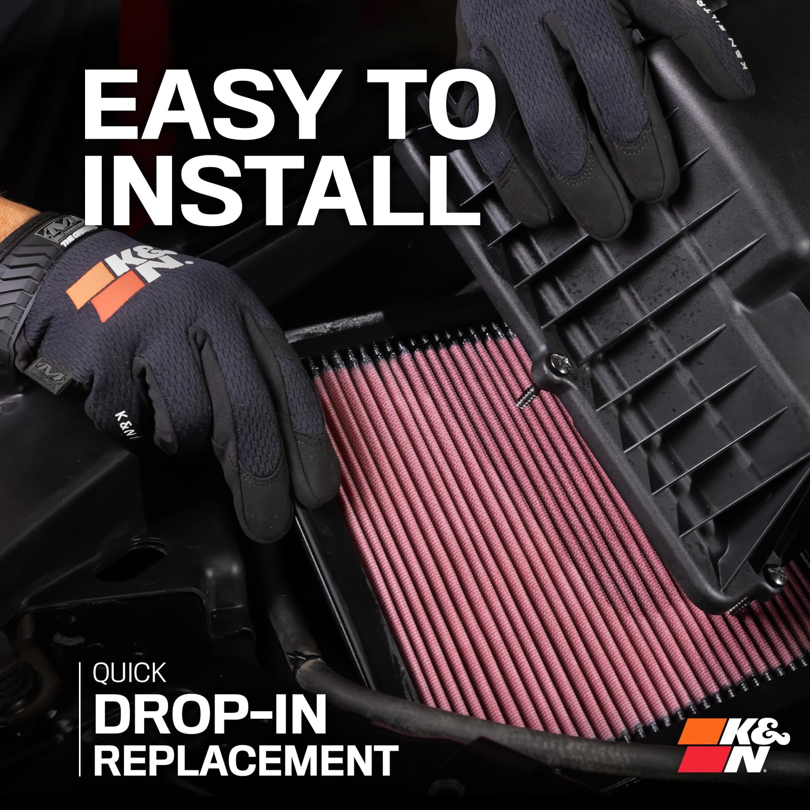 K&N Engine Air Filter: High Performance, Premium, Washable, Replacement Car Compatible With 2019-2020 Mazda 3; Cx-30, 33-5096