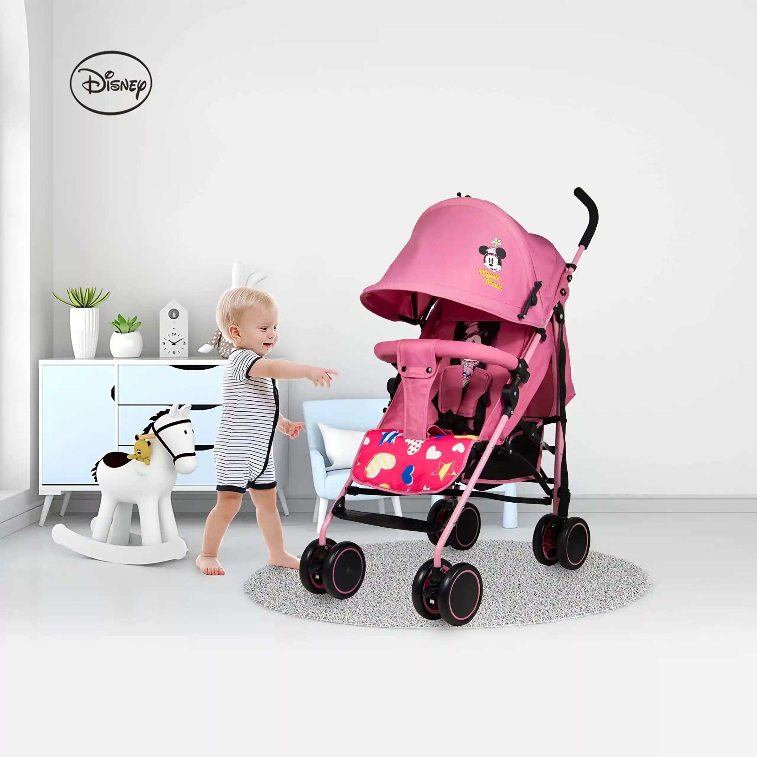 Disney Minnie Mouse Lightweight Adventure Stroller – 0-36 Months (Damage box)