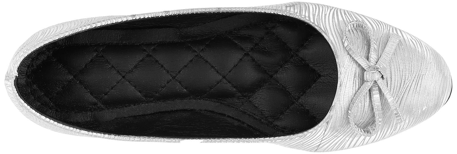 Al Baraem Shoes For Womens, Silver Cushioned insole for comfort and foot support throughout the day