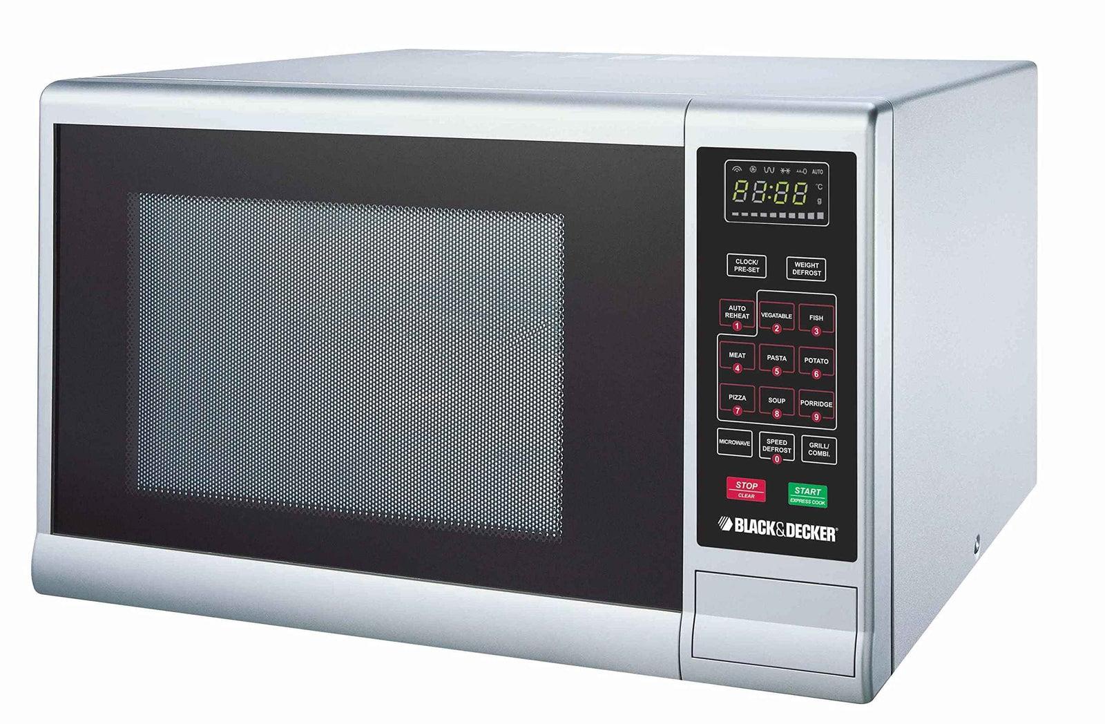 Black & Decker MZ3000PG-B5 30 Liter Microwave Oven - Silver-There is a malfunction in the device as shown in the pictures. - Safqqa Egypt