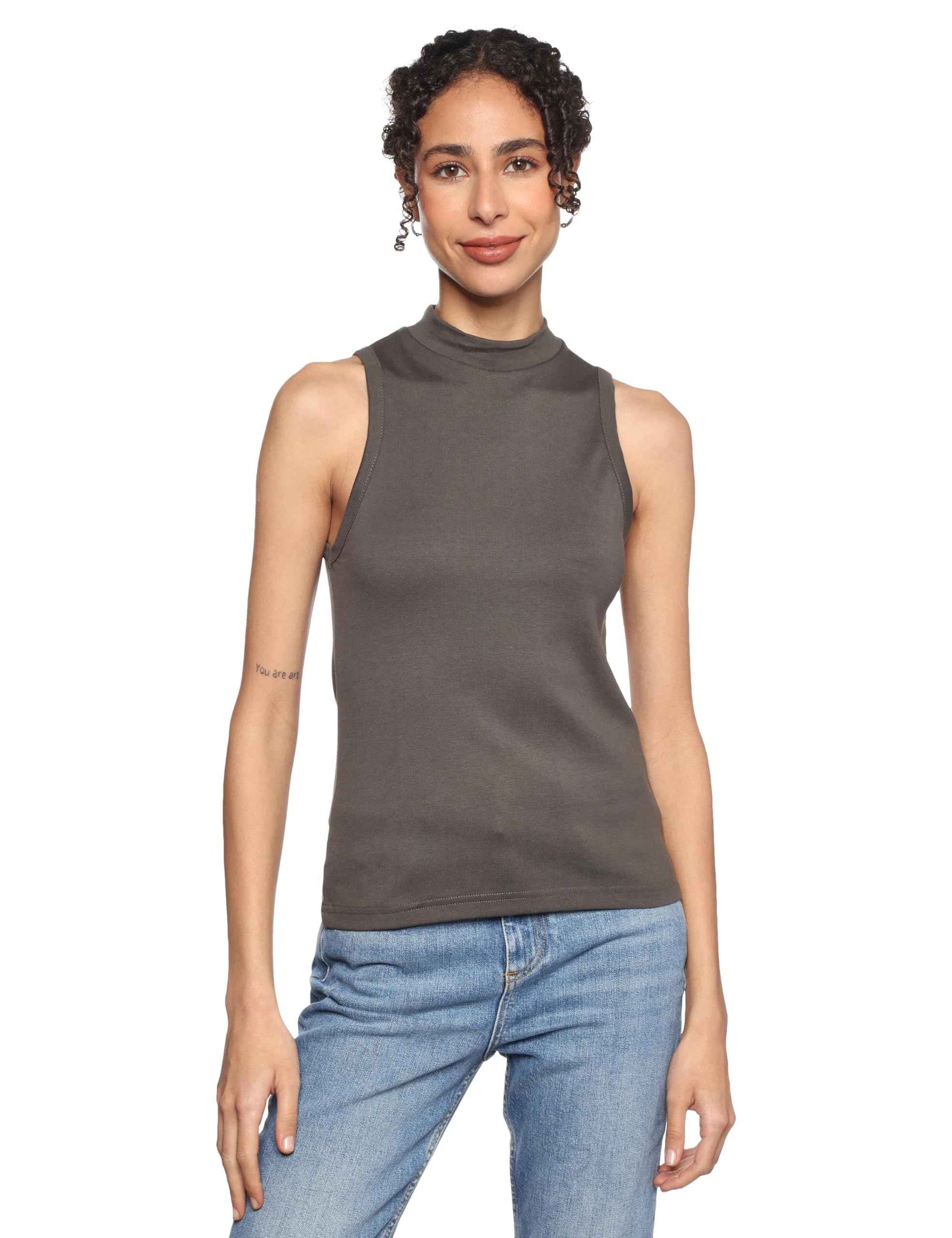 MAG'S Womens WHRT-OLV Tank Top - Safqqa Egypt