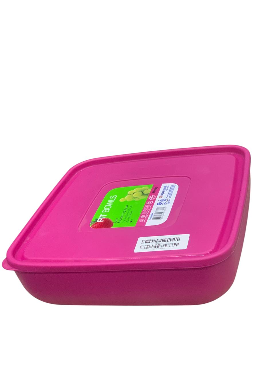 أوشسان – علب مربعة قصيرة كبيرة الحجم من البلاستيك عالي الجودة الخالي من BPA للاستخدام المنزلي العصري