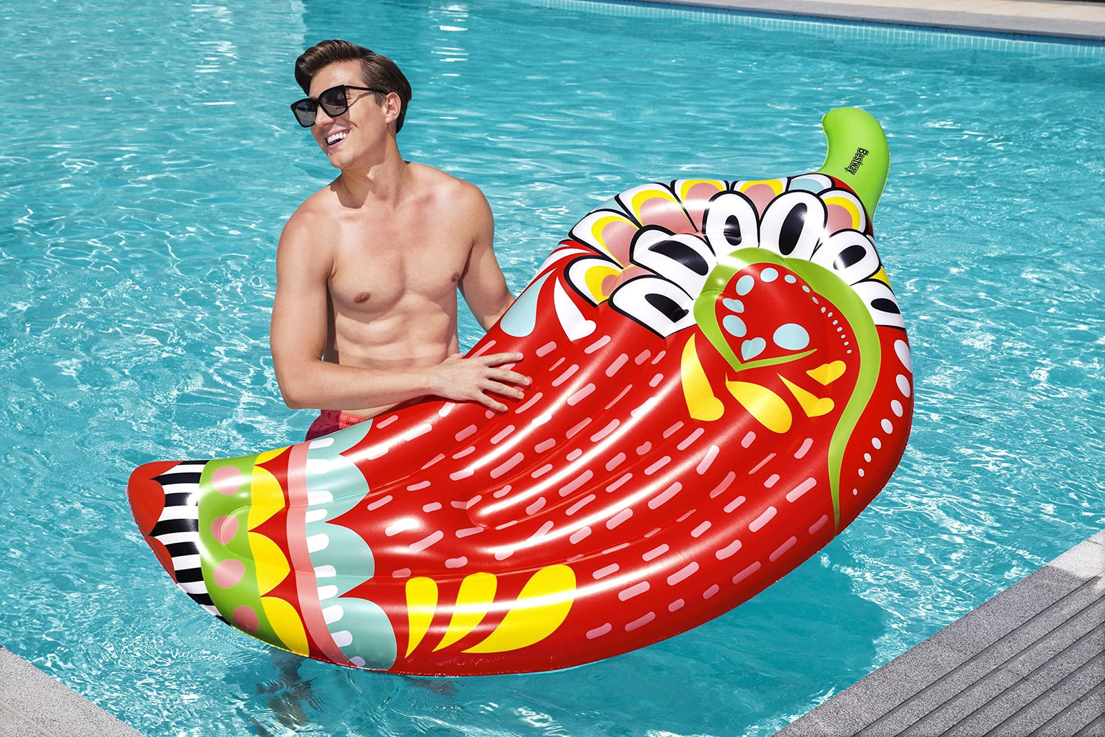 Bestway Flirty Fiesta Pepper Lounge Tube – Fun Pool Float