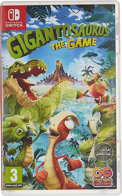 لعبة Gigantosaurus The Game على PS4 هي لعبة مغامرات ممتعة من Bandai Namco مستوحاة من المسلسل الكرتوني الشهير Gigantosaurus
