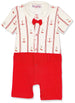 La Rosa 1355 100% Cotton Striped Onesie with Sailing Ship Print for Baby Boy - Safqqa Egypt