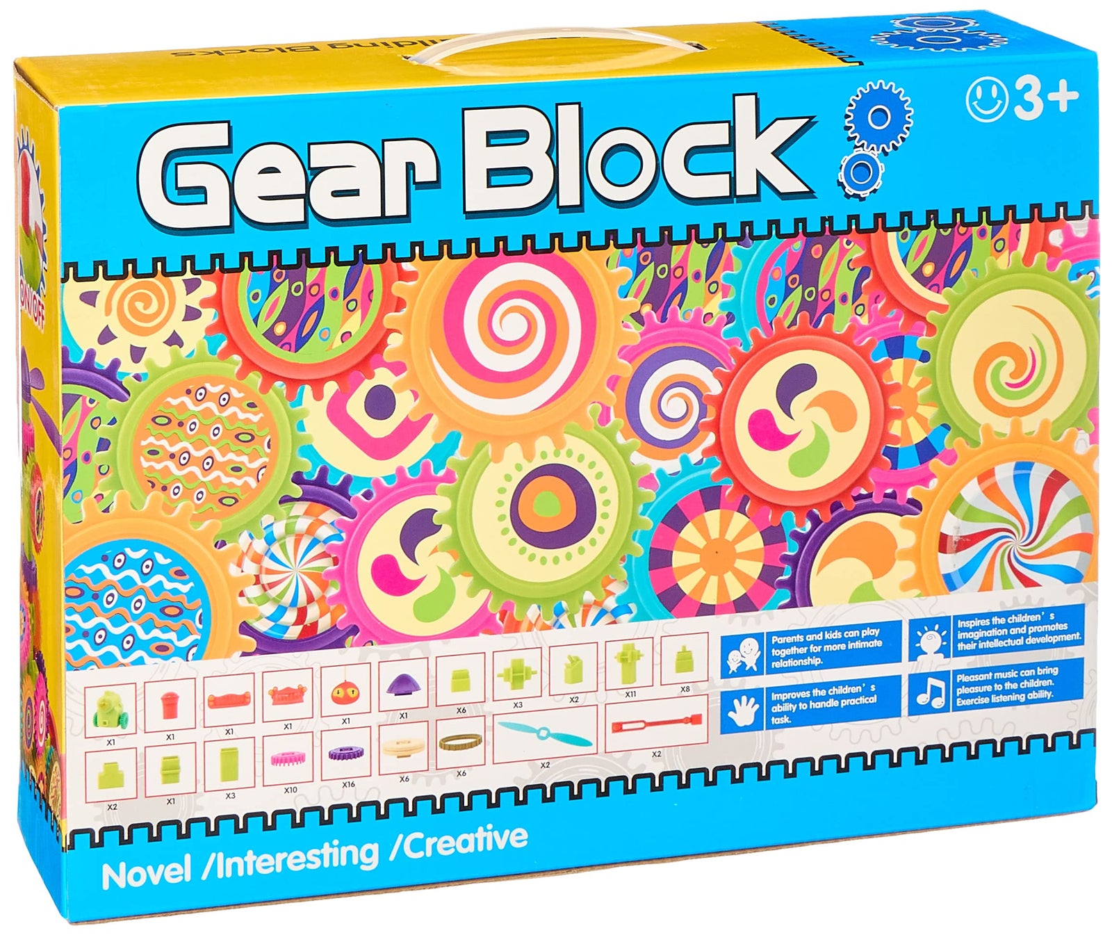 Gear Game - 93 Pieces for Ages 3+