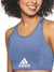 Adidas Contrast Front Logo Racerback Sports Bra for Women - Safqqa