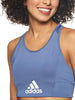 Adidas Contrast Front Logo Racerback Sports Bra for Women - Safqqa