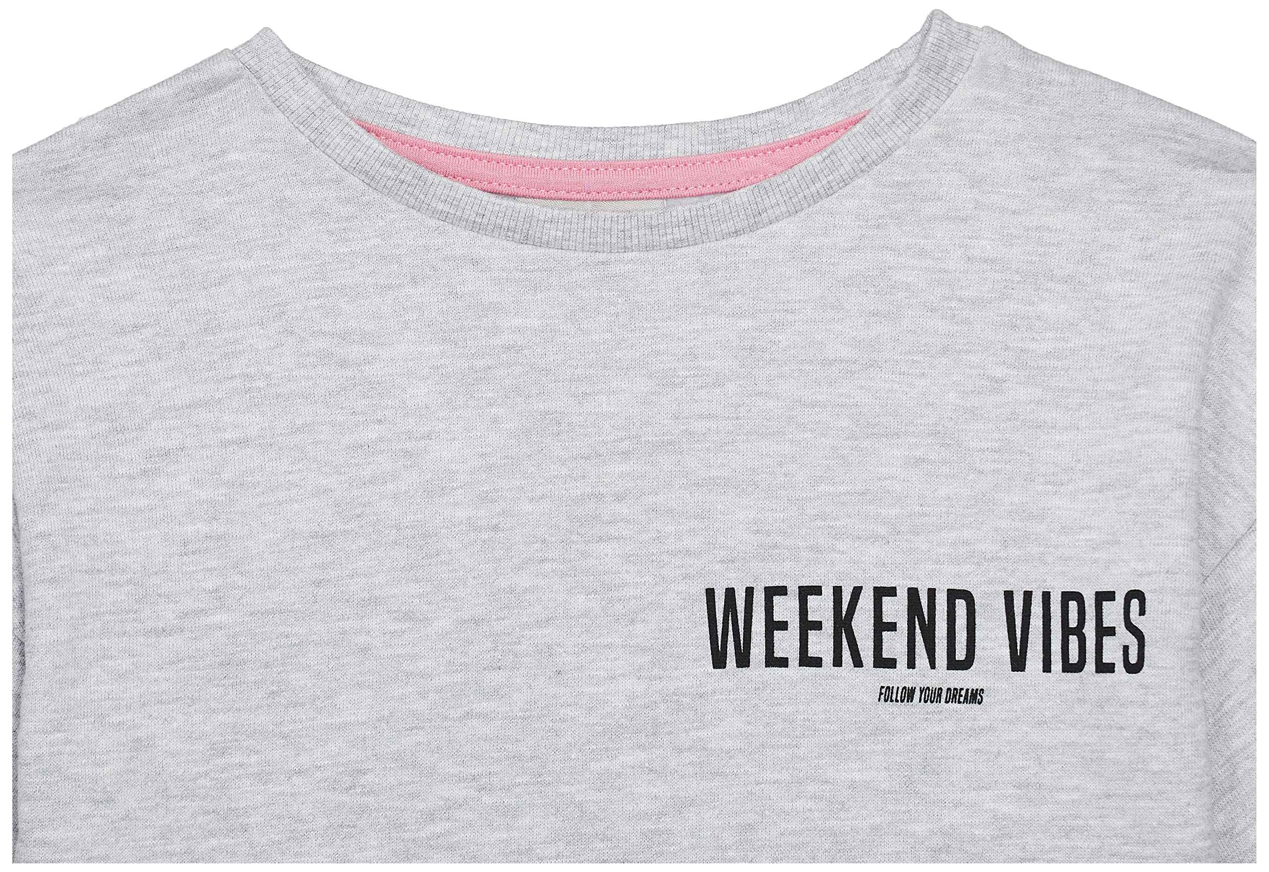  سويتشيرت ماتلان الأساسي والكاجوال ذو الأكمام الطويلة للبنات تصميمًا عمليًا ومريحًا مثاليًا للاستخدام اليومي.