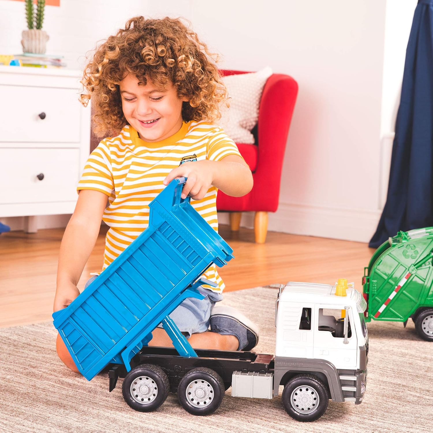 Driven by Battat Blue Tipper Truck Toy