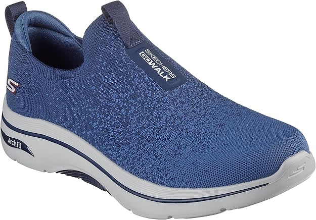 Skechers Men Casual Shoes Navy Comfort Lightweight Sneakers – Safqqa Egypt