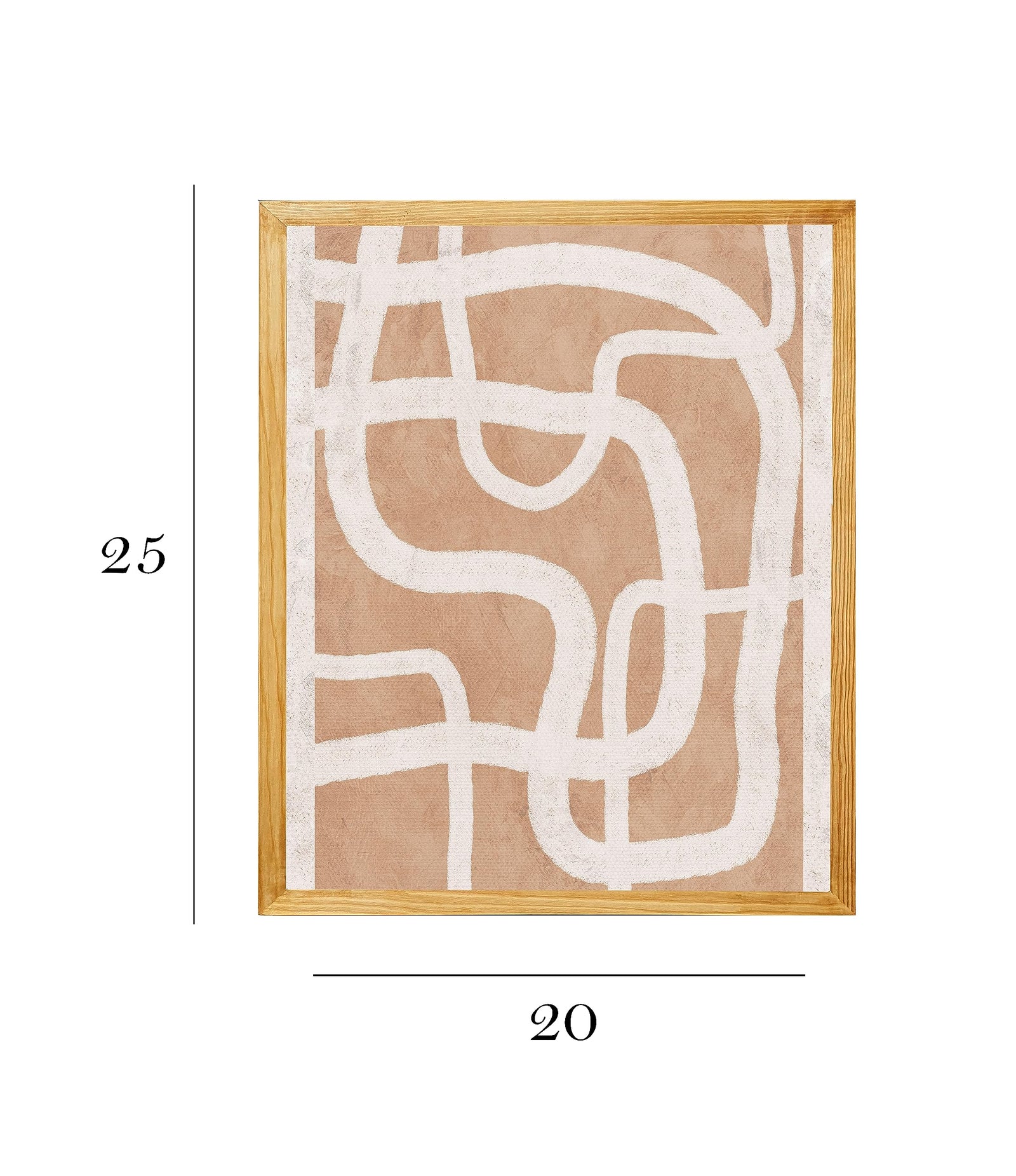 إطار حائط حديث من داكلي (تصميم متاهة) بحجم 20 × 25 سم، يضيف لمسة عصرية لأي غرفة. يتميز بتصميم إبداعي على شكل متاهة، ليكون قطعة ديكور أنيقة وفريدة في الوقت نفسه