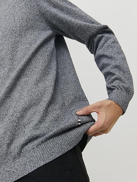 Jack & Jones Men’s Pullover Casual Comfort Grey – Safqqa Egypt