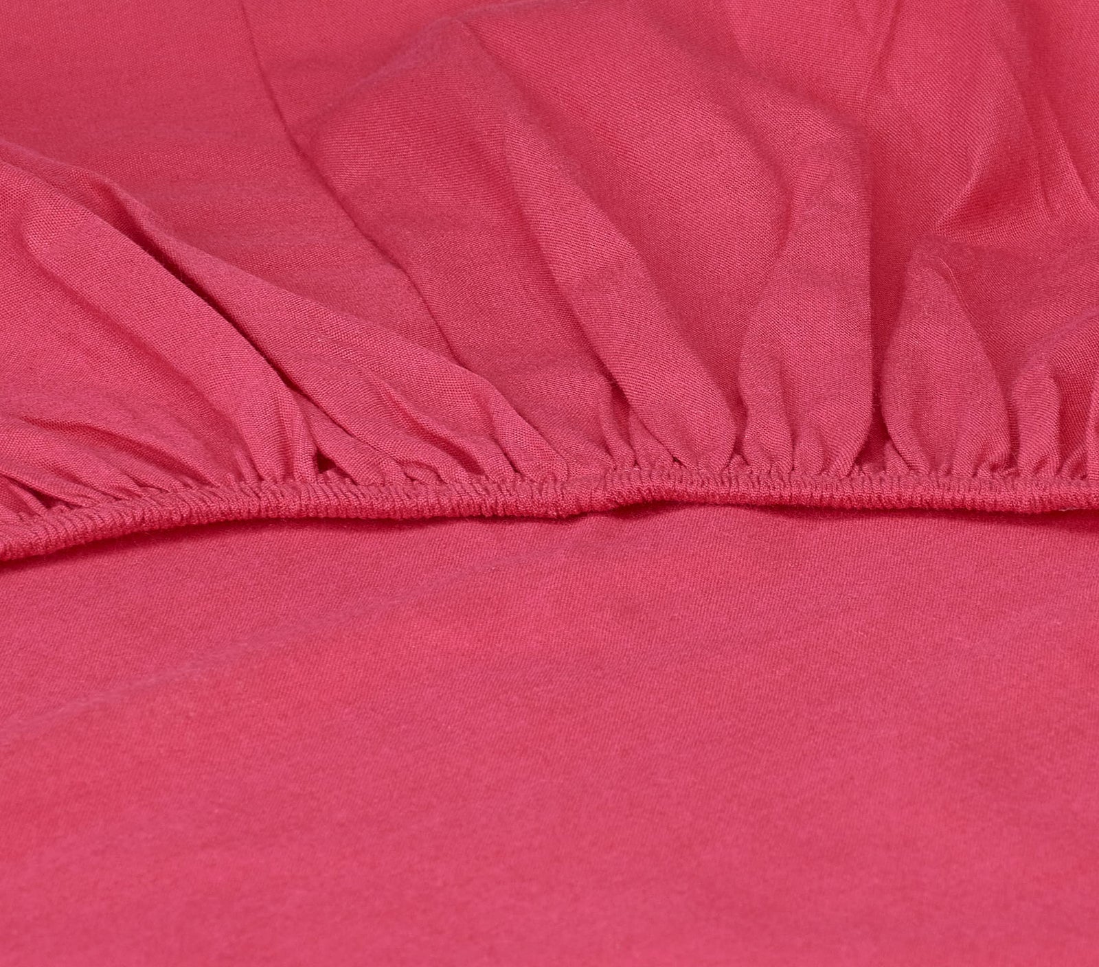 NICE HOME Fitting Bed Sheet Set - 2 Pillow Cases and 1 Bed Sheet - Size 100x200cm Fuschia