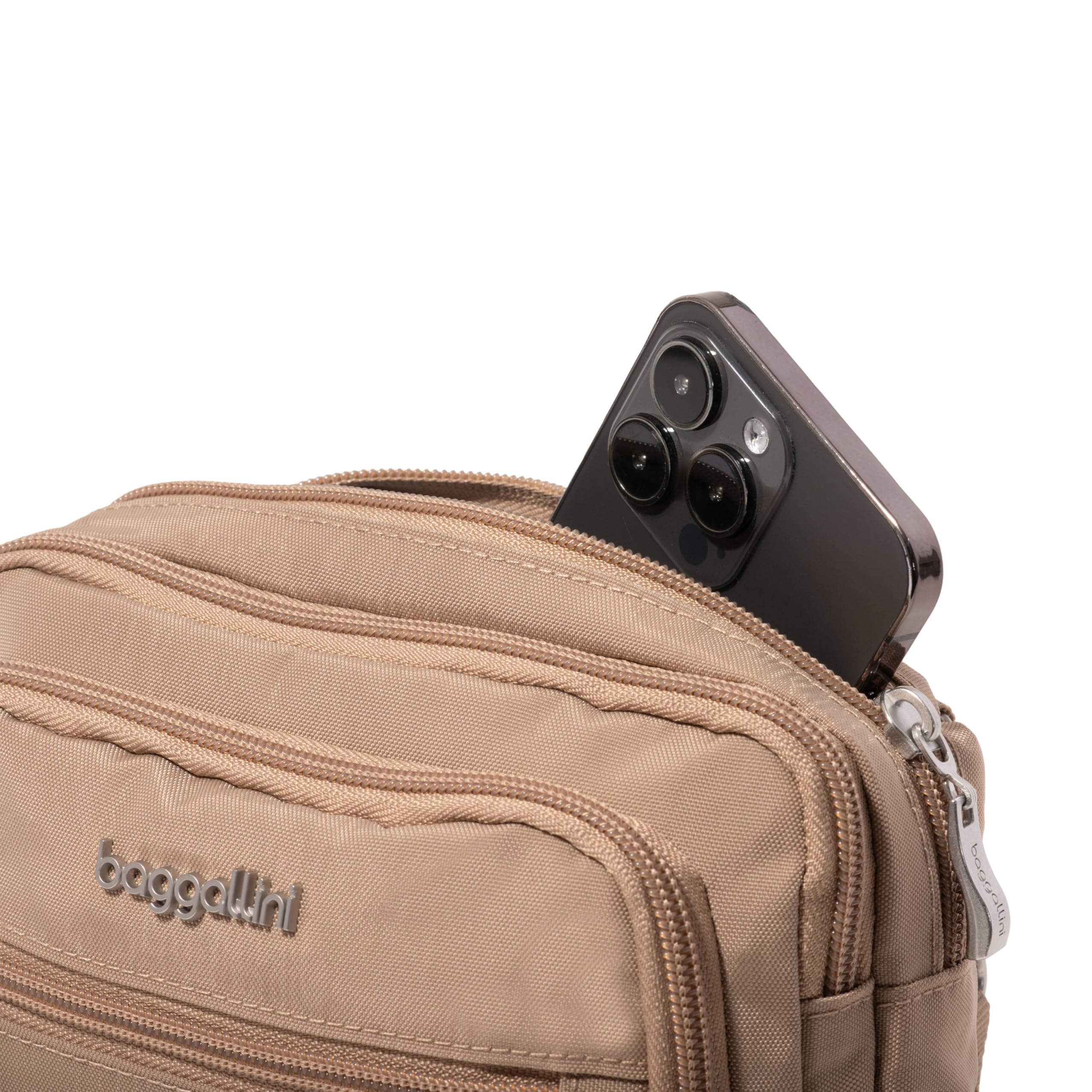 حقيبة نسائية صغيرة بغاليني ثلاثية السوستة قابلة للتحويل – خفيفة ومقاومة للماء – Safqqa Egypt