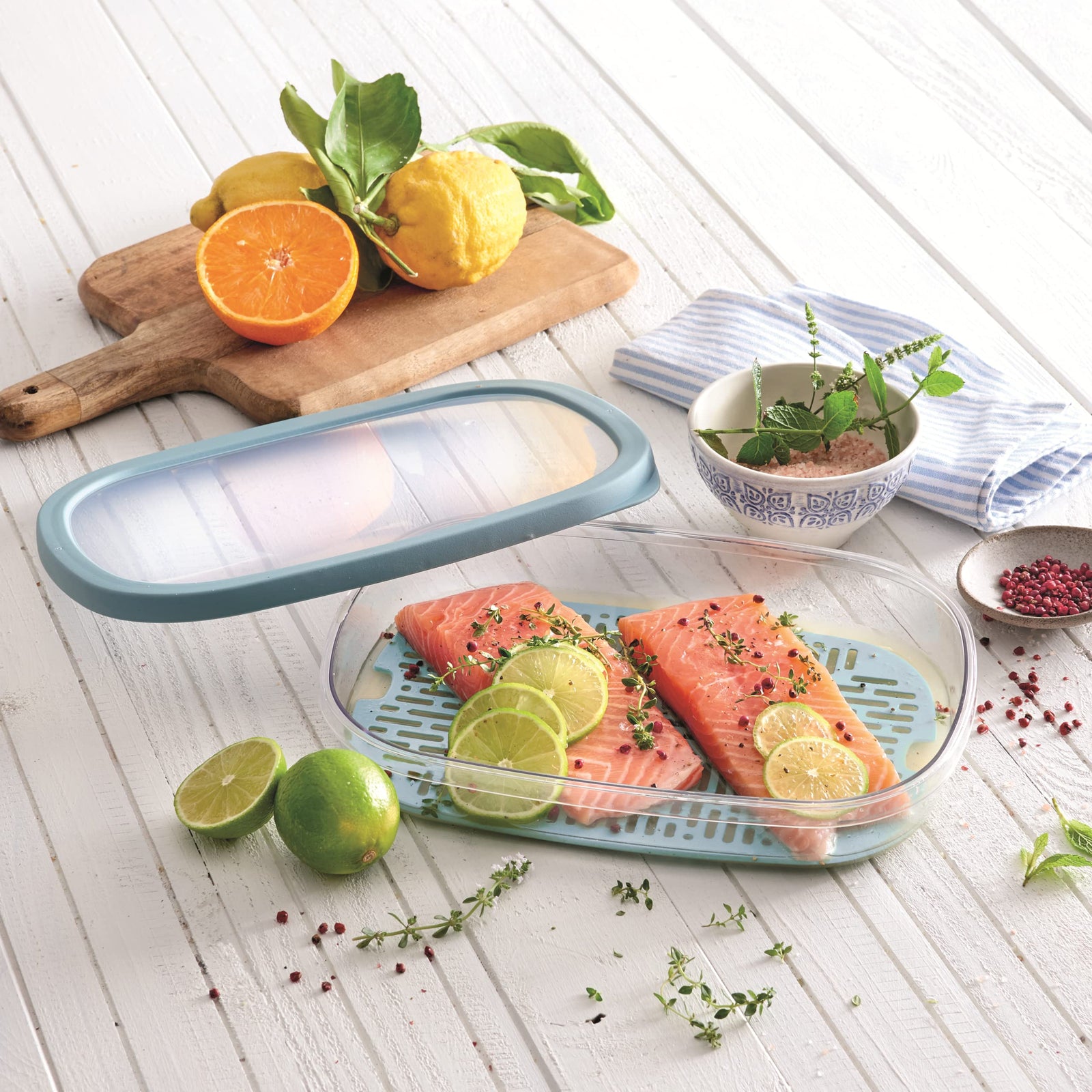 Snips Saving Food Container - 1,50 L- 28,5 x 20,5 x 4,5 cm Made in Italy